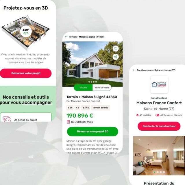 Refonte et optimisation de l'expérience utilisateur du site Achat Terrain :
Audit UX, recherches utilisateurs, définition des besoins et parcours utilisateurs, déclinaison de la nouvelle charte graphique et création de maquettes, AB test & optimisations du taux de conversion.
-

🕑 2018 - 2020
💼 Product Designer - UX / UI Designer
🏷️ Figaro Classifieds

*
*
*
*
*
#siteweb
#creation
#uidesign
#uxdesign
#graphiste
#uidesigner
#application
#uxuidesign
#webdesign
#uxdesigner
#webmaster
#conception
#siteinternet
#agenceweb
#ecommerce
#uxuidesigner
#webdesigner
#designerparis
#designerfrance
#uxdesignerjobs
#designerfreelance