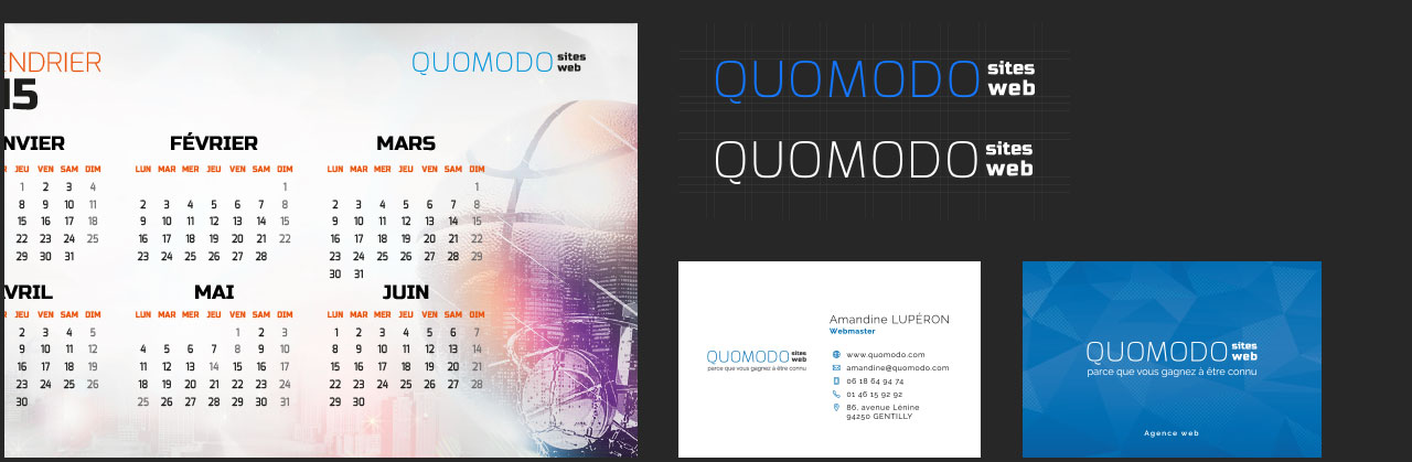 Déclinaisons graphique Quomodo