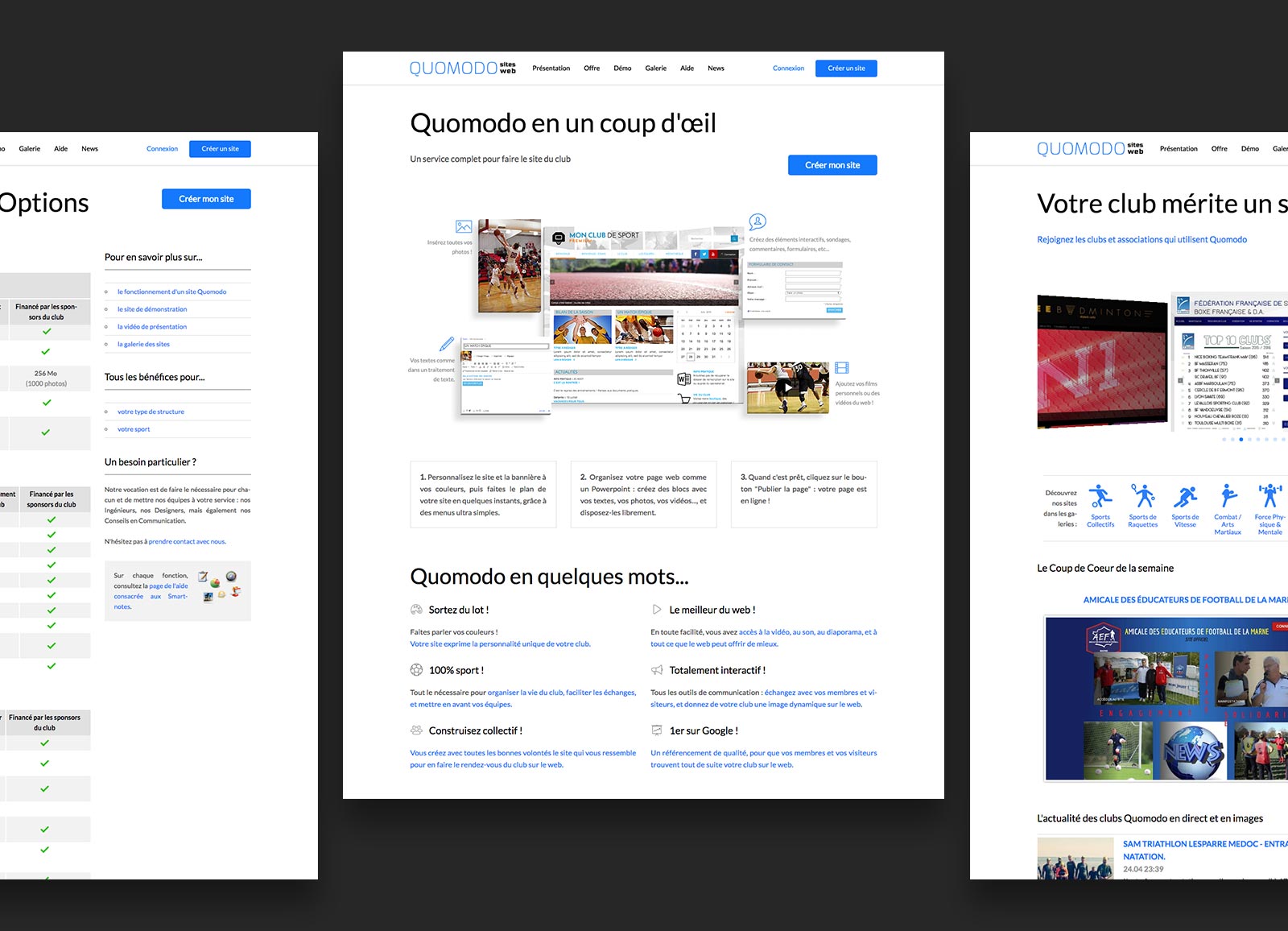 Webdesign site Quomodo